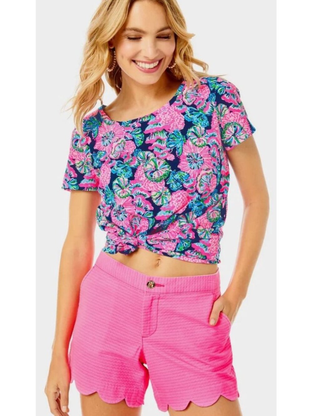 NWT Lilly Pulitzer Buttercup Aura Pink Shorts-sz 2